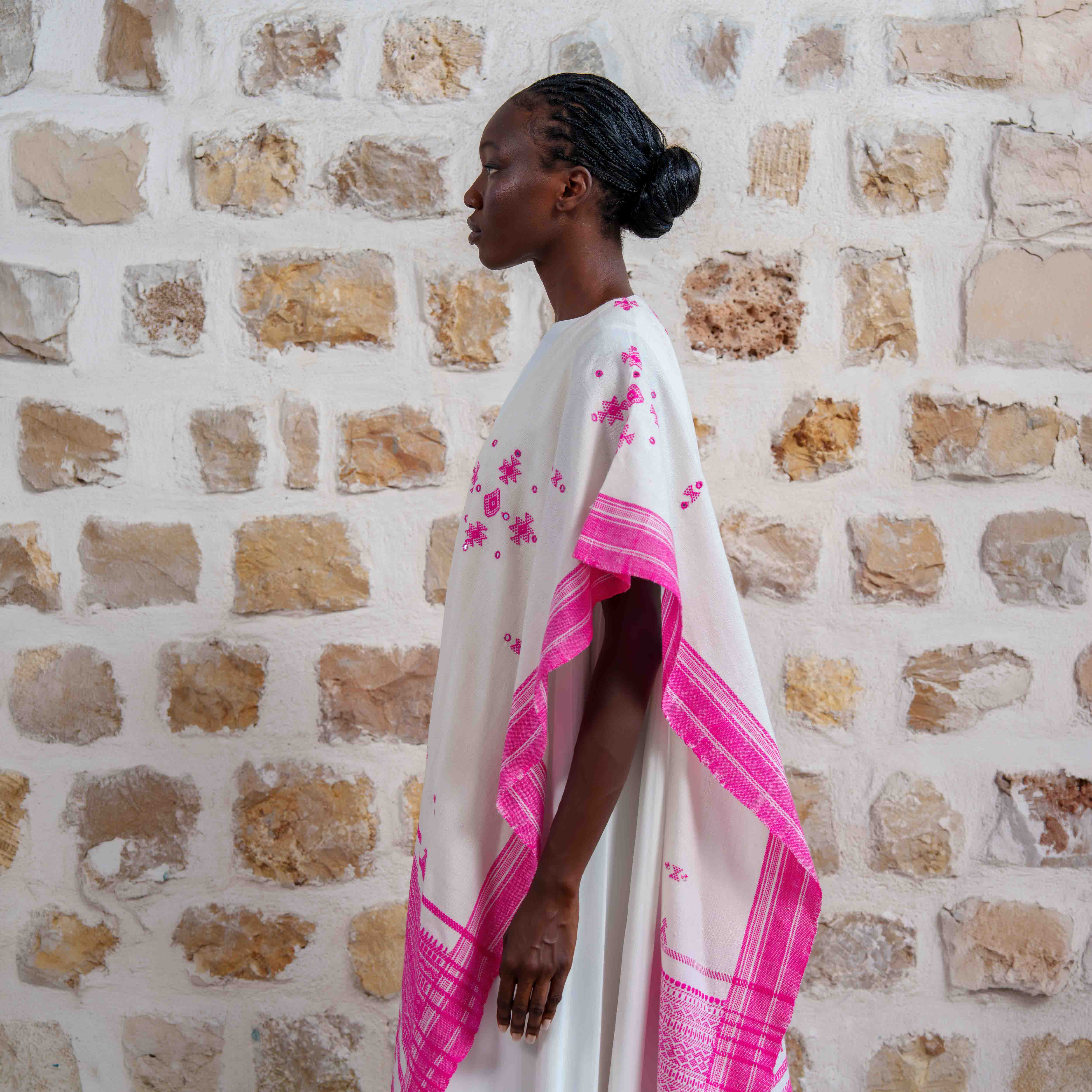 Rajasthan - White/Pink