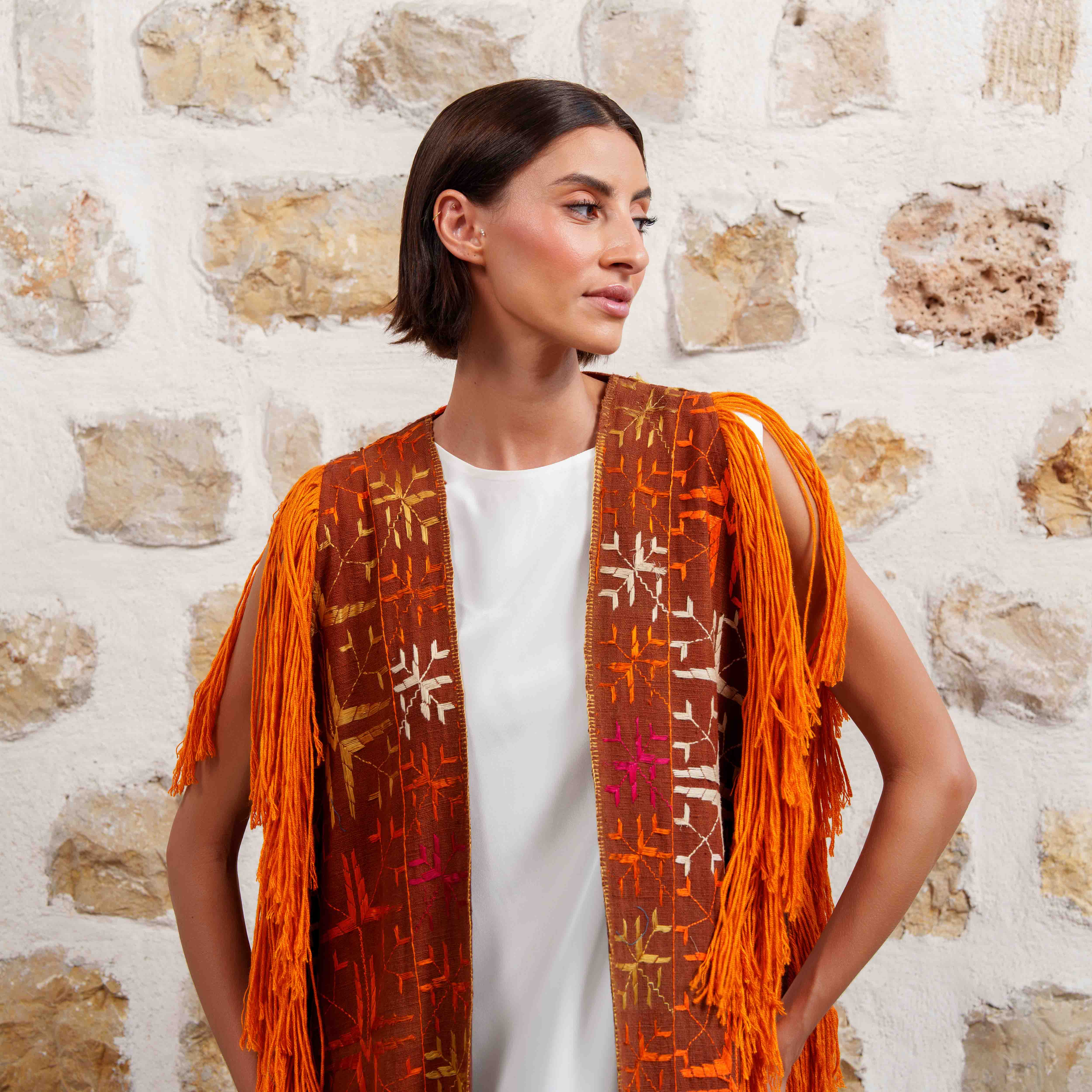 Mleiha - Brown/Orange
