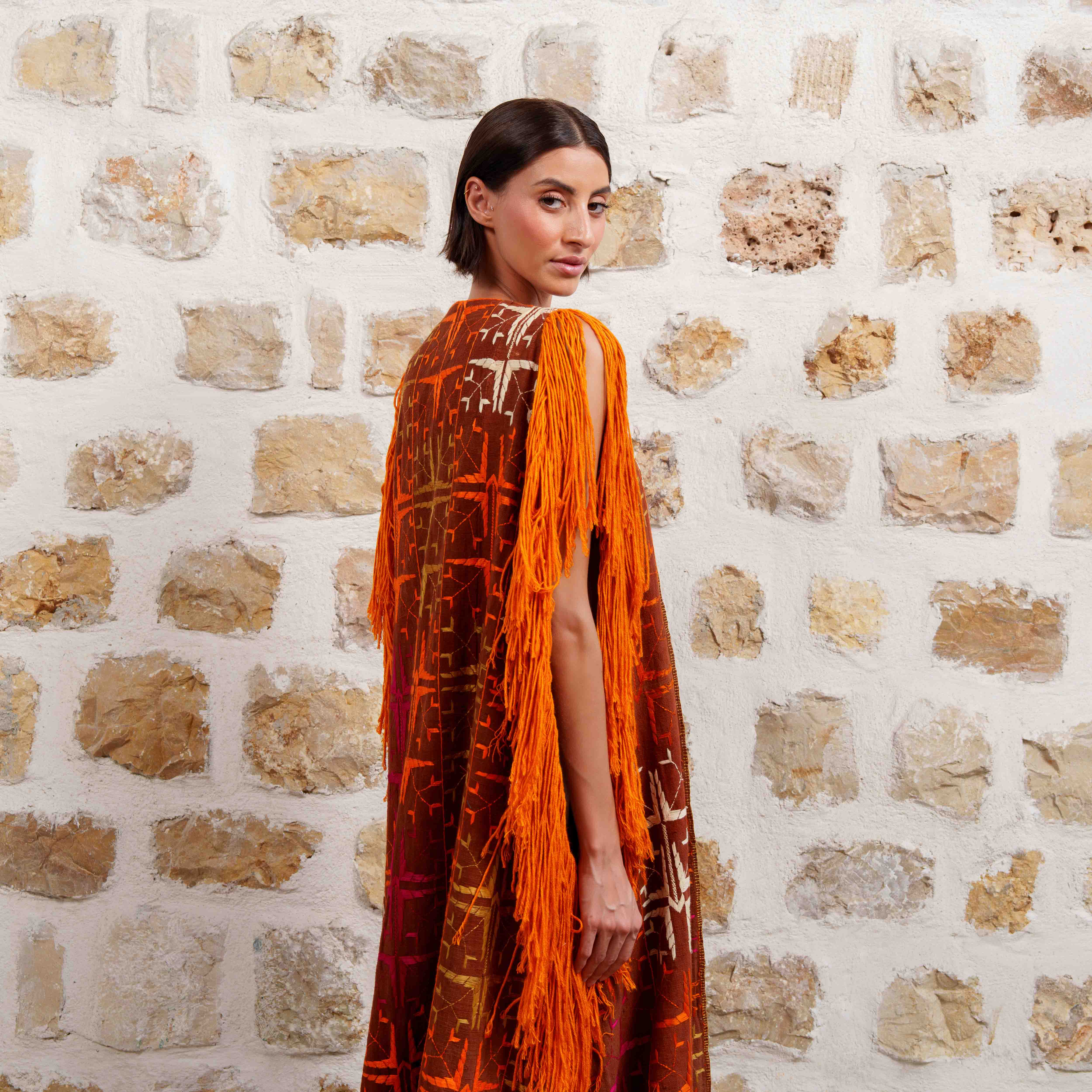 Mleiha - Brown/Orange