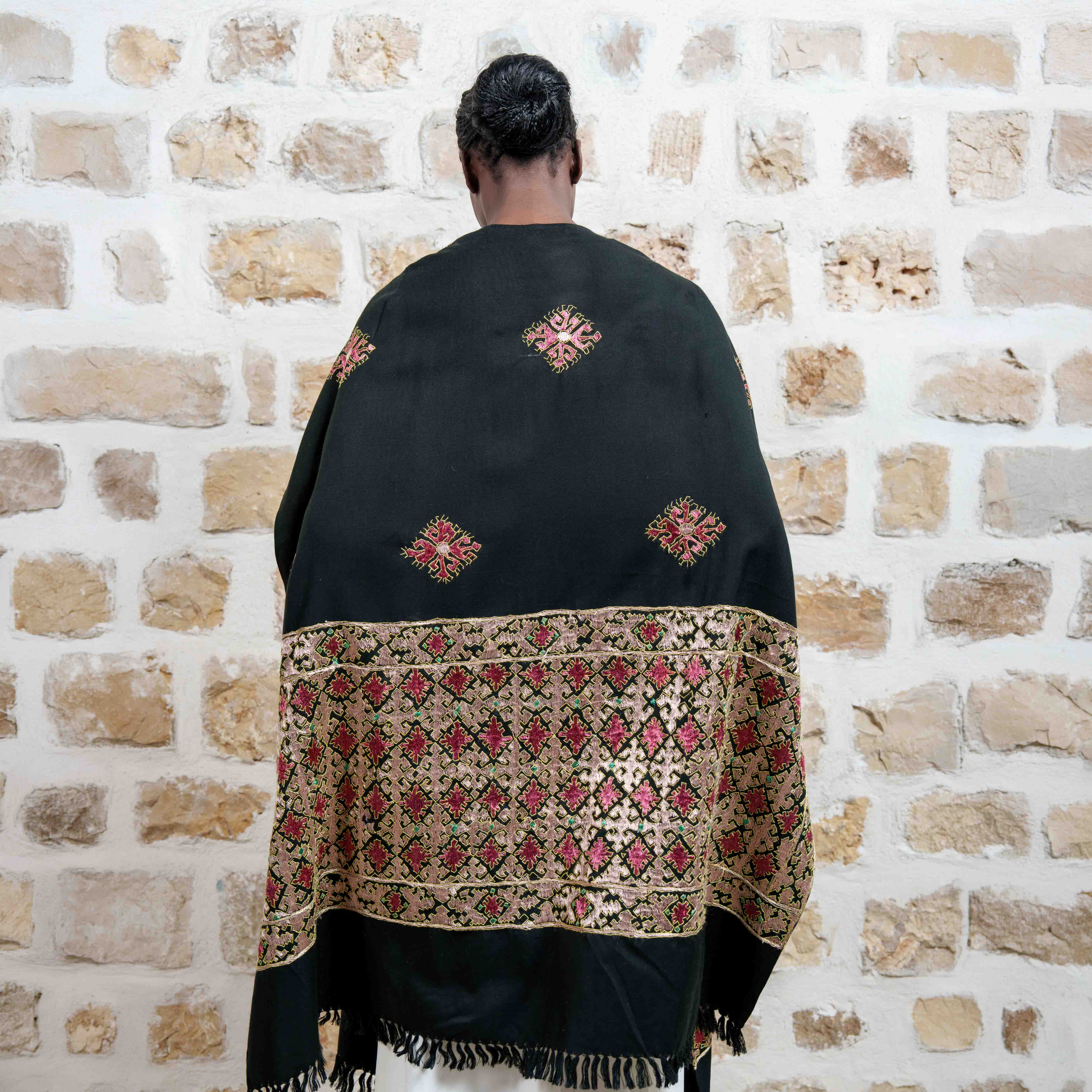Rajasthan - Black/Light Pink