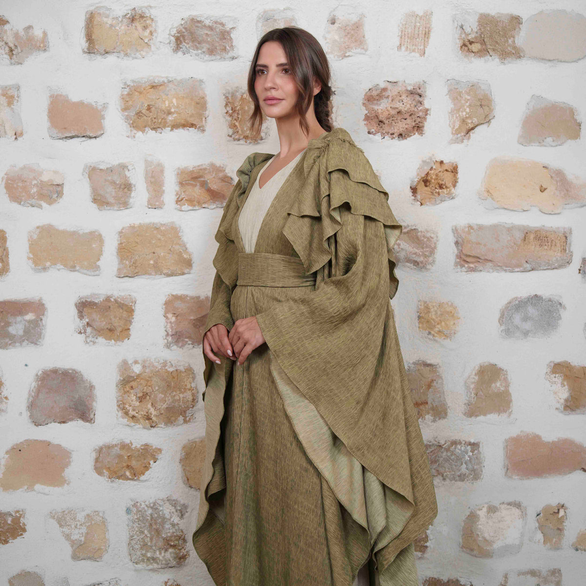 Samsi - Green/Beige