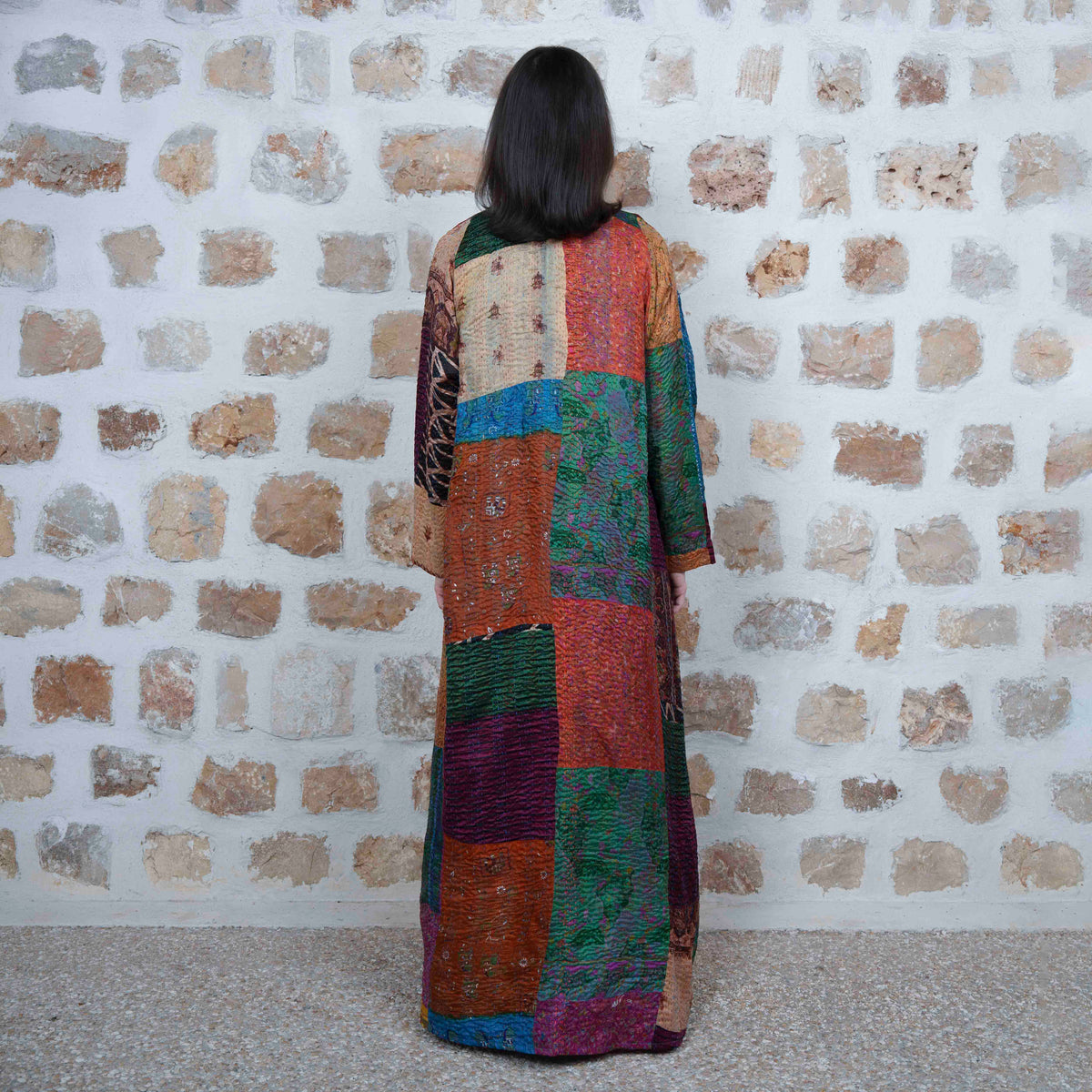 Jaipur Long - Multicolor with Green Accents