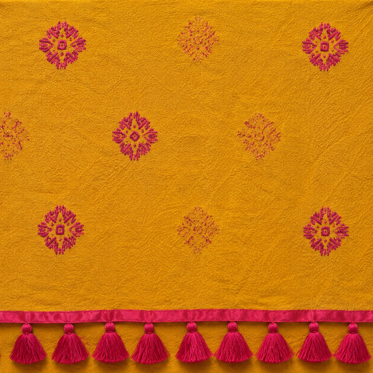 Rajasthan - Mustard/Red Pattern