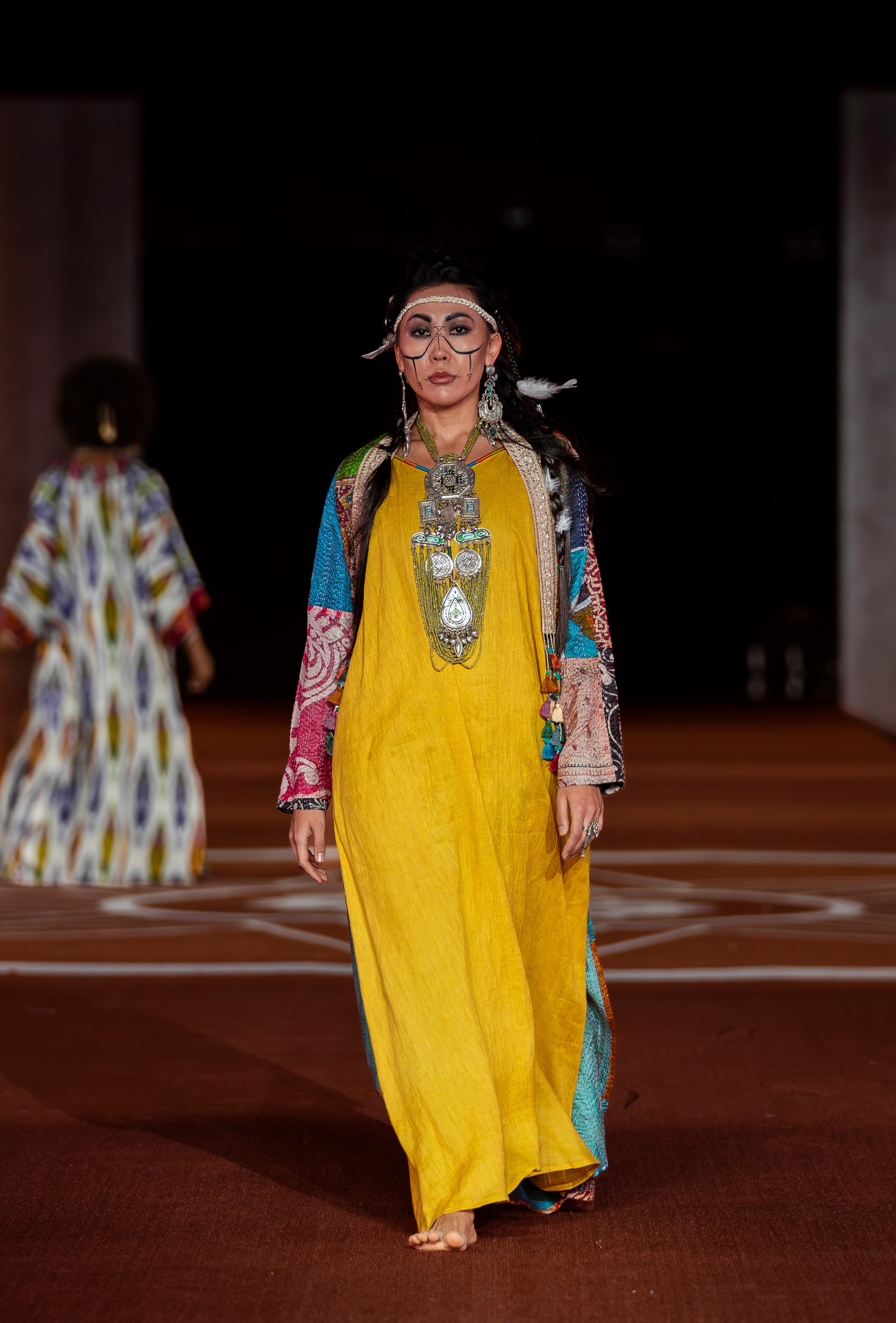 Jaipur Long - Multicolor With Teal Accents