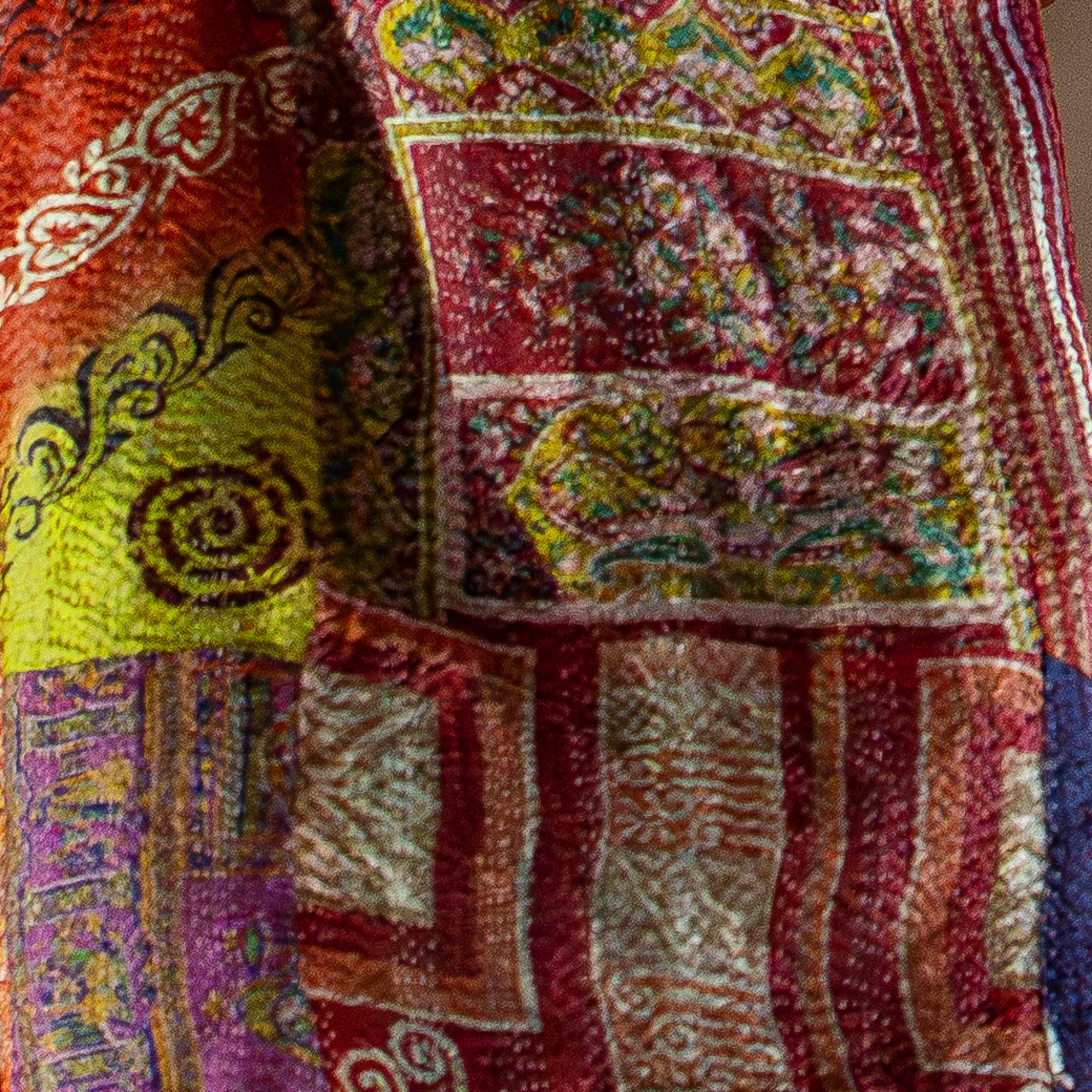 Jaipur Long - Multicolor With Teal Accents