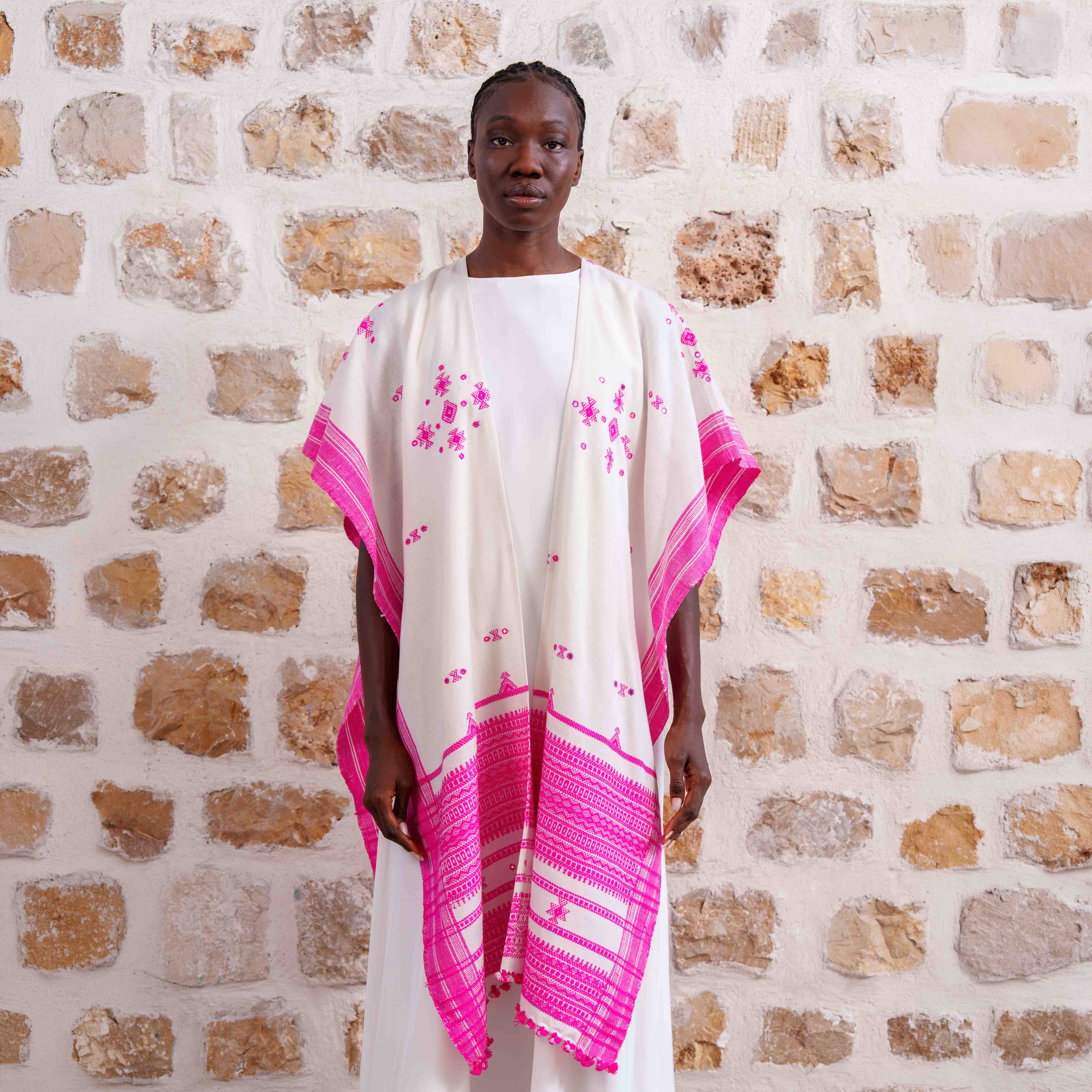 Rajasthan - White/Pink