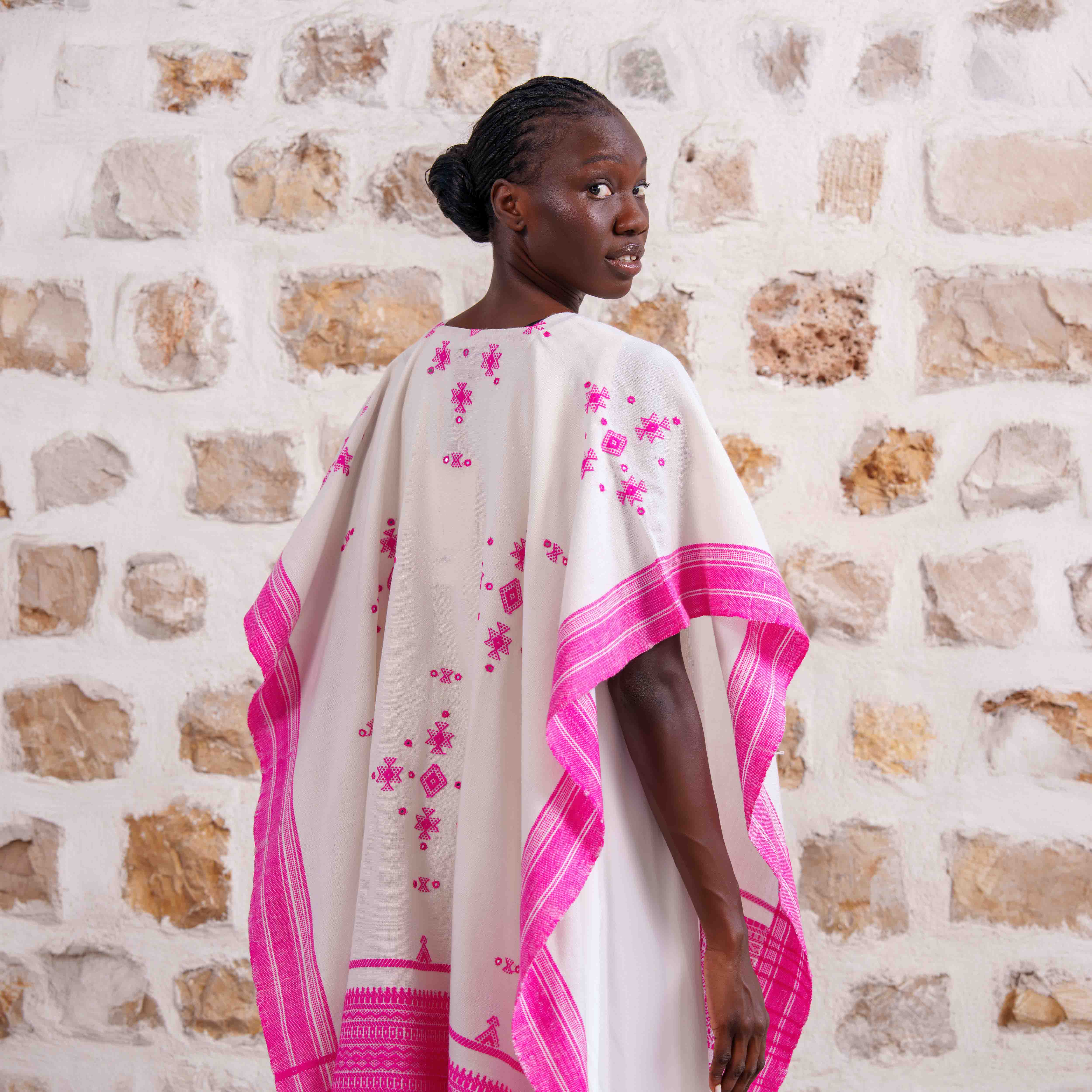 Rajasthan - White/Pink