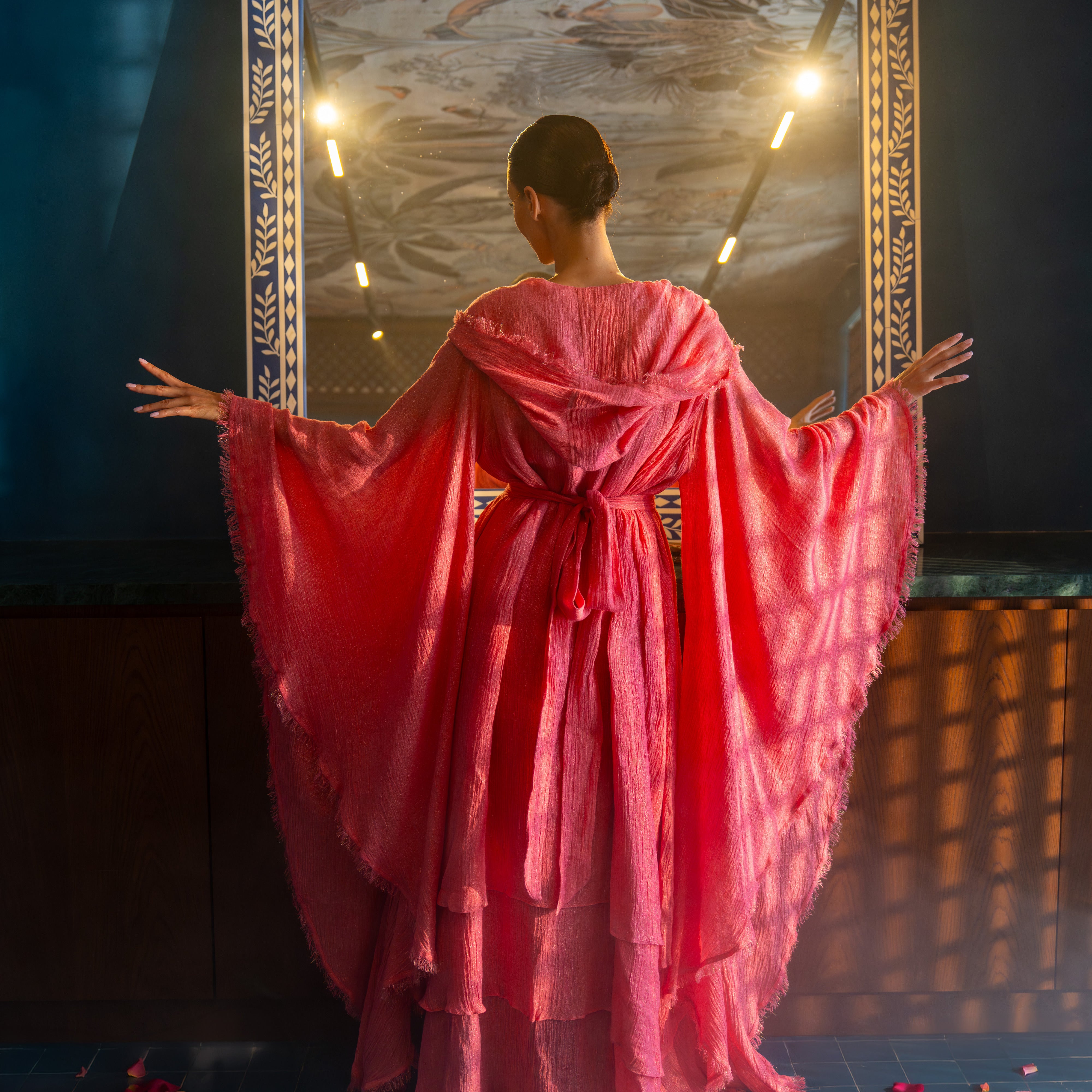 Sheba - Turquoise/Vibrant Pink