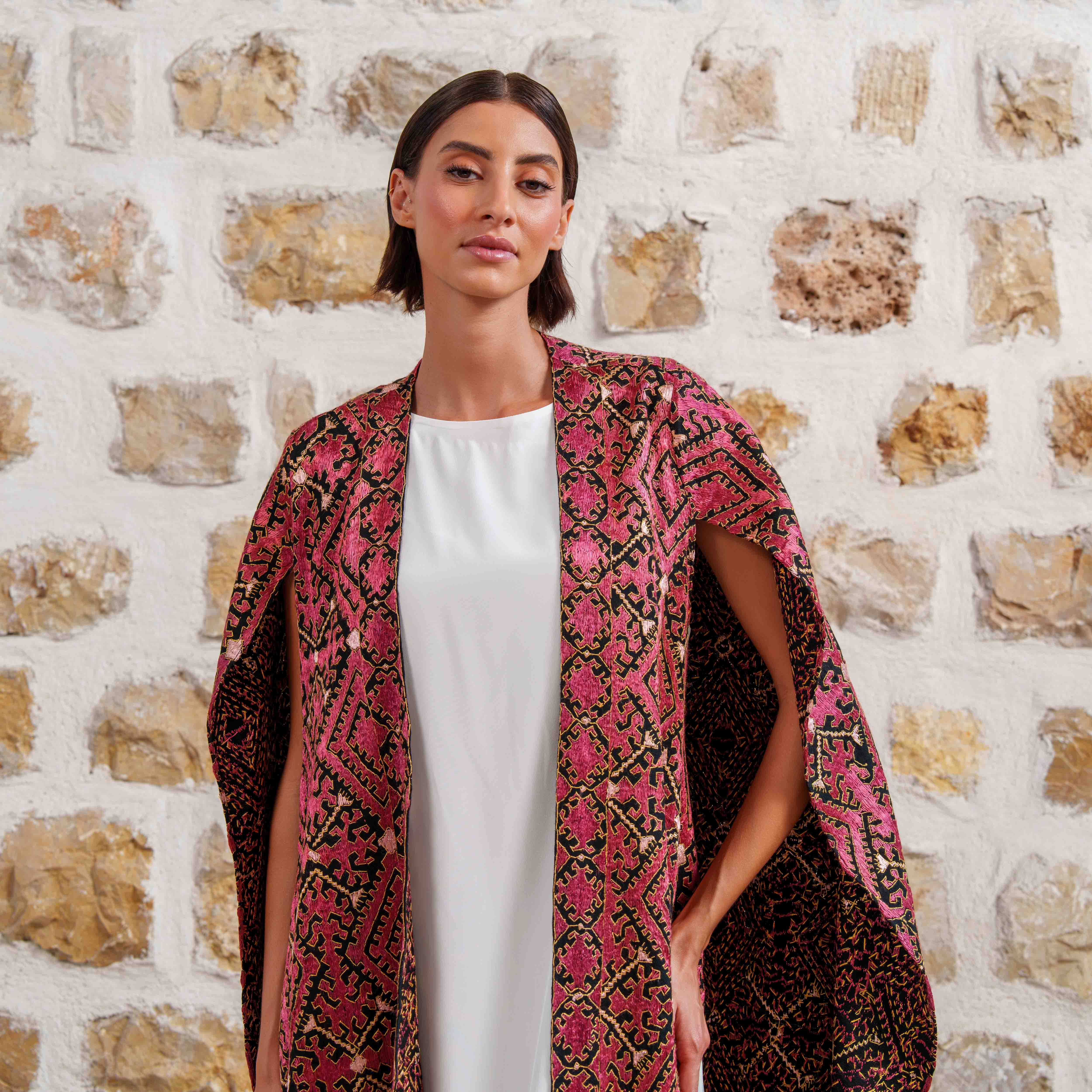Rajasthan - Pink with Black tassels