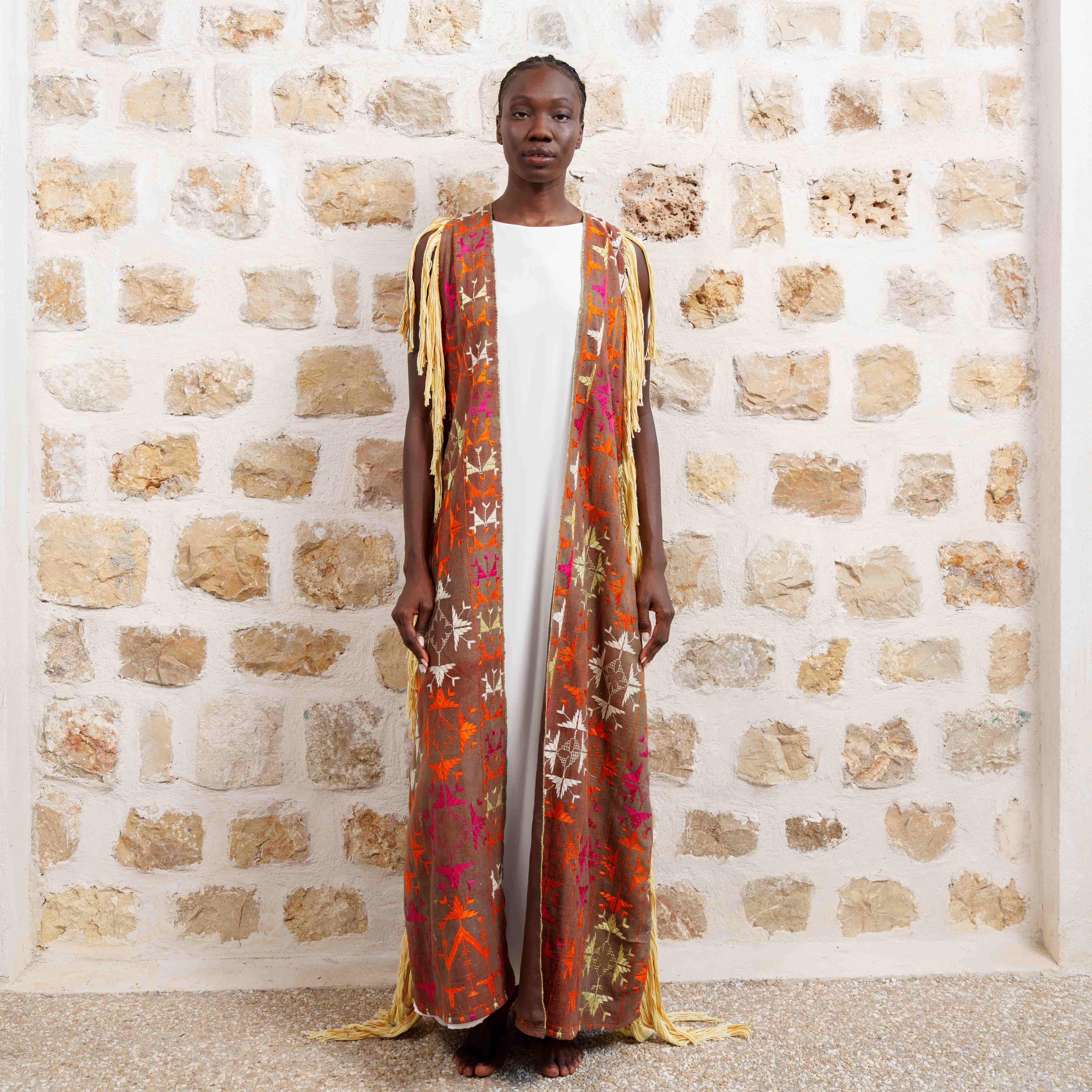Mleiha- Dark Brown/Beige