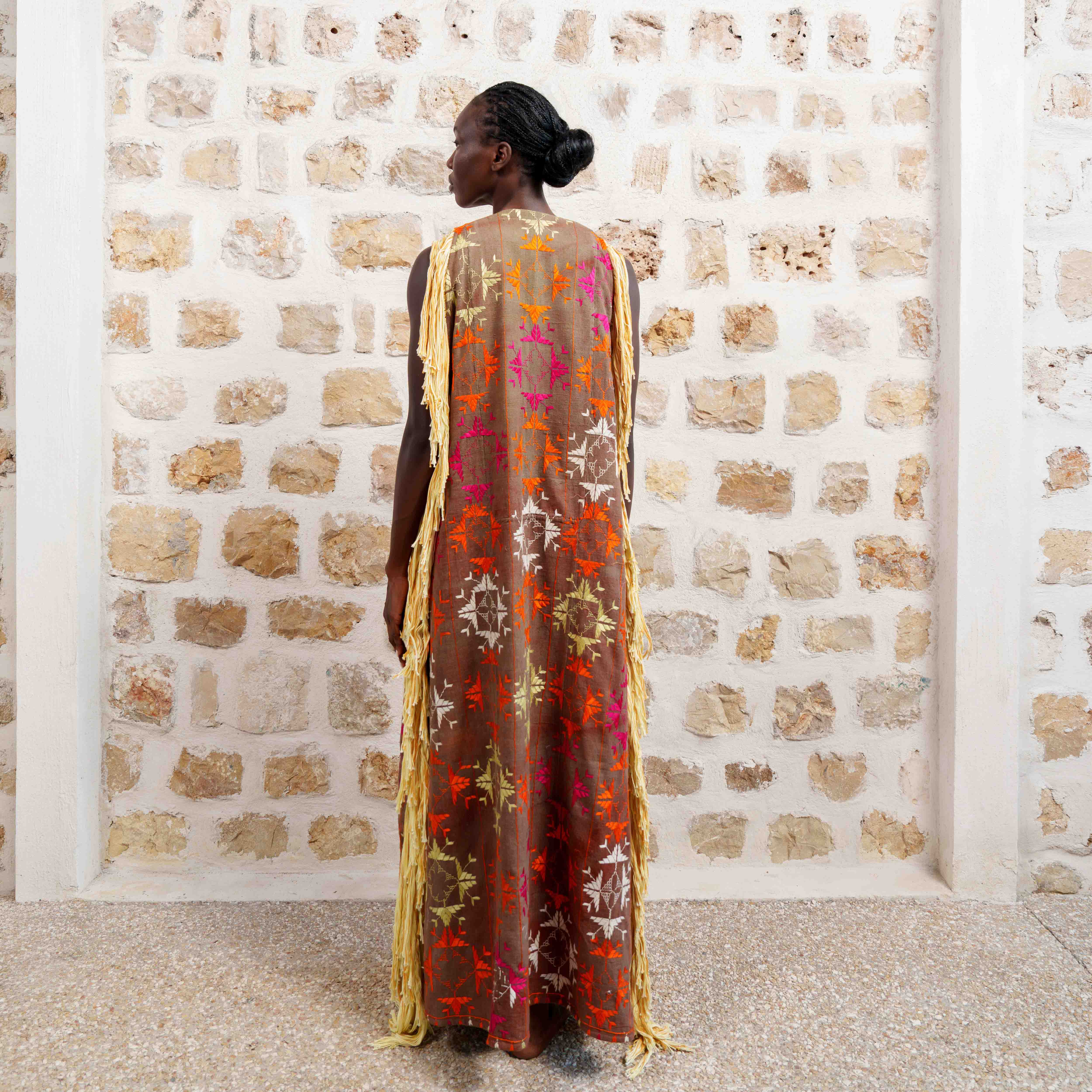 Mleiha- Dark Brown/Beige