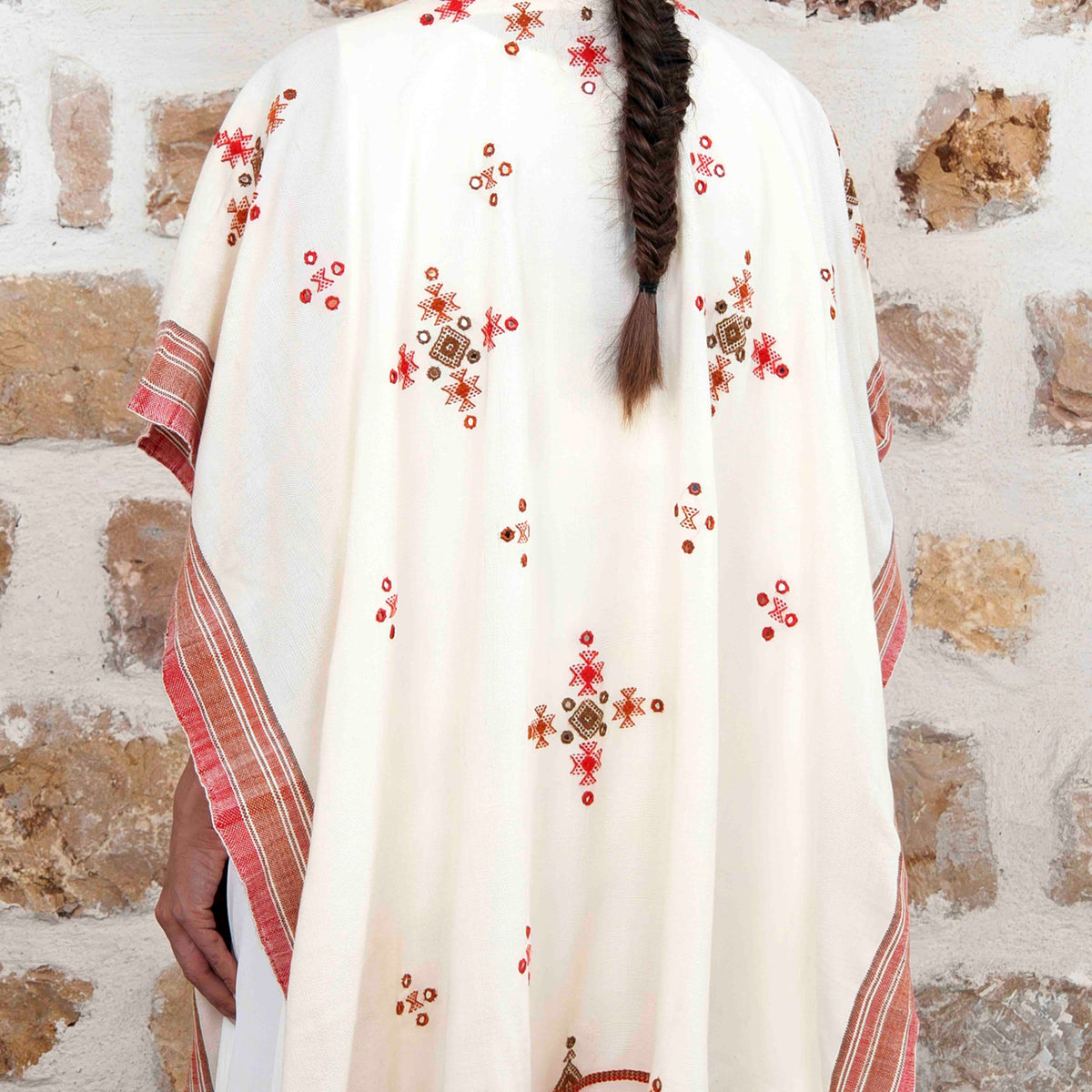 Rajasthan - White/Red