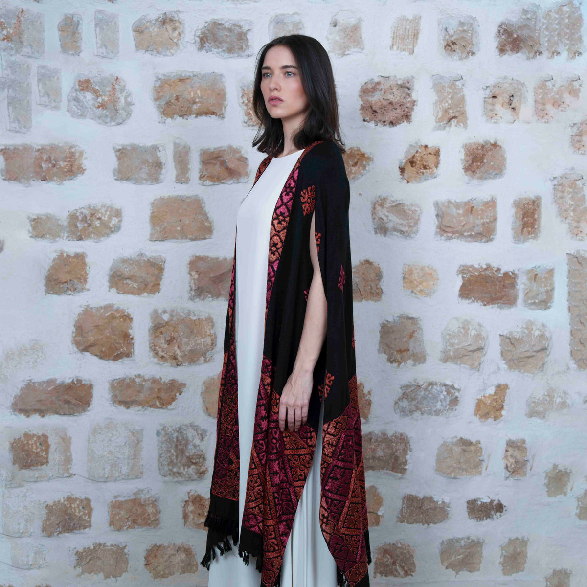 Rajasthan - Black/Pink & Orange