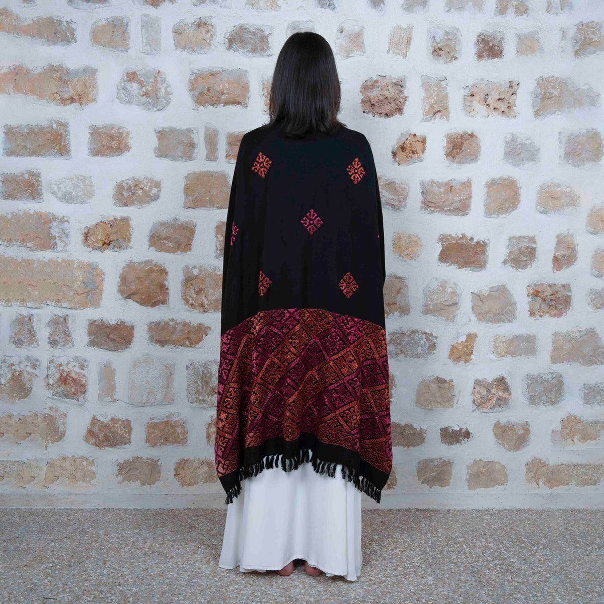 Rajasthan - Black/Pink & Orange