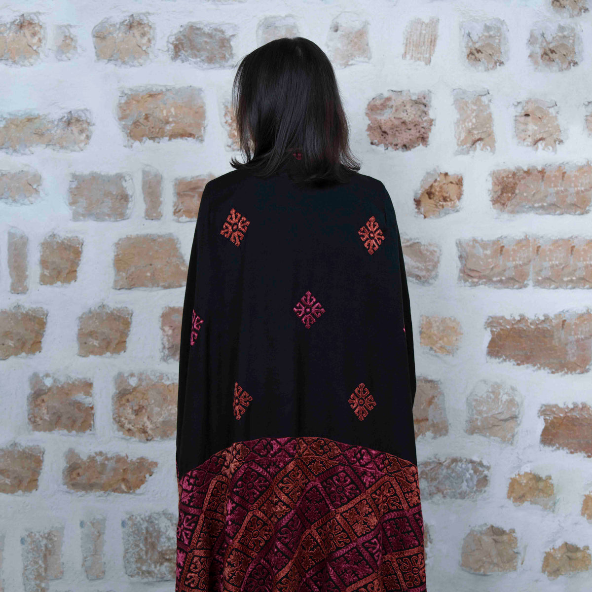 Rajasthan - Black/Pink & Orange