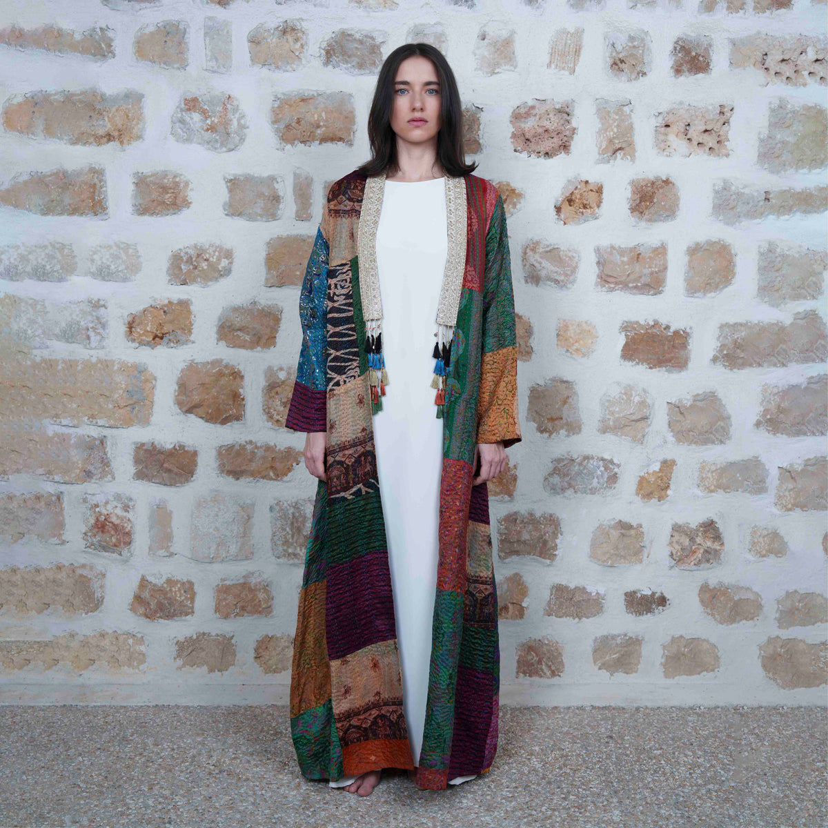 Jaipur Long - Multicolor with Green Accents