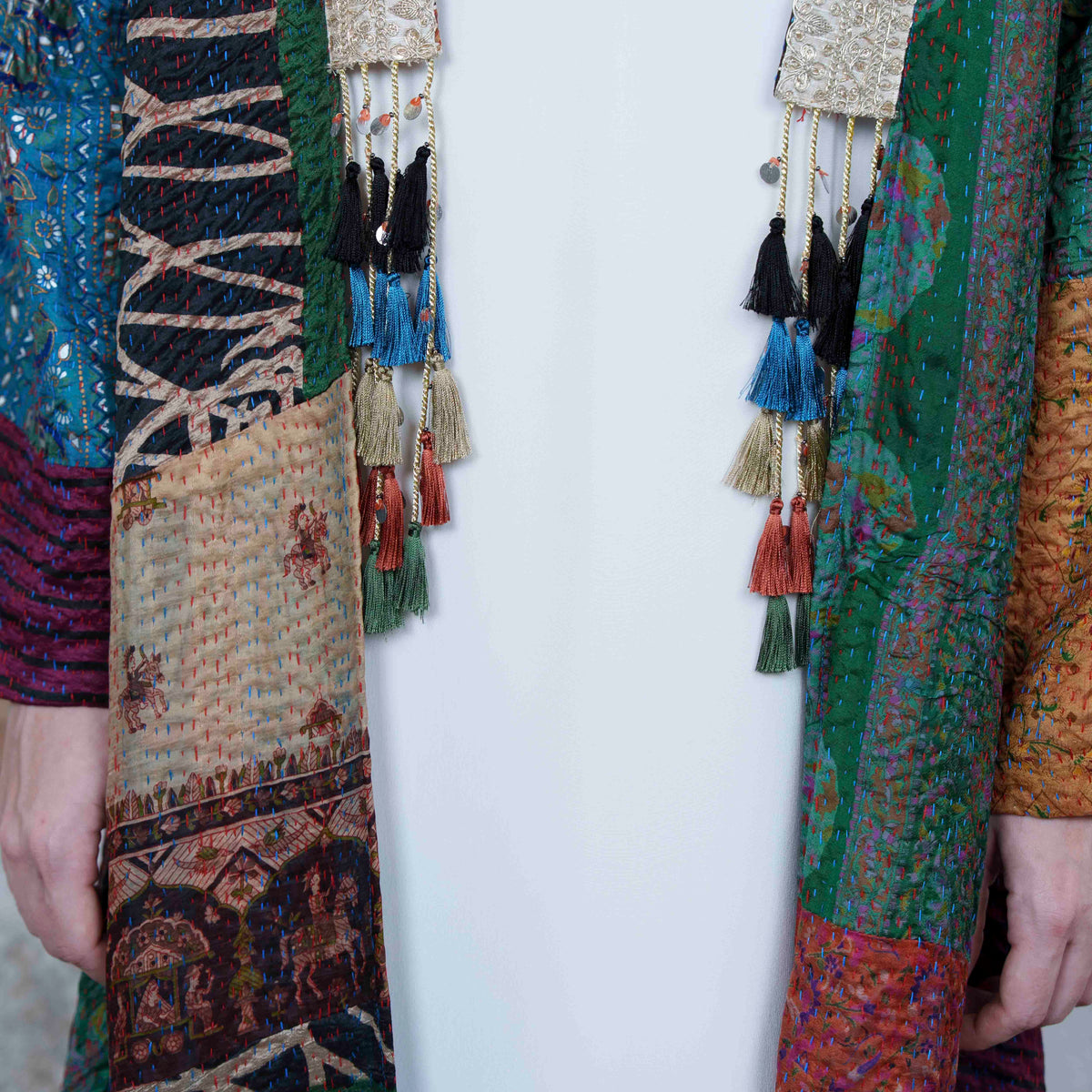 Jaipur Long - Multicolor with Green Accents
