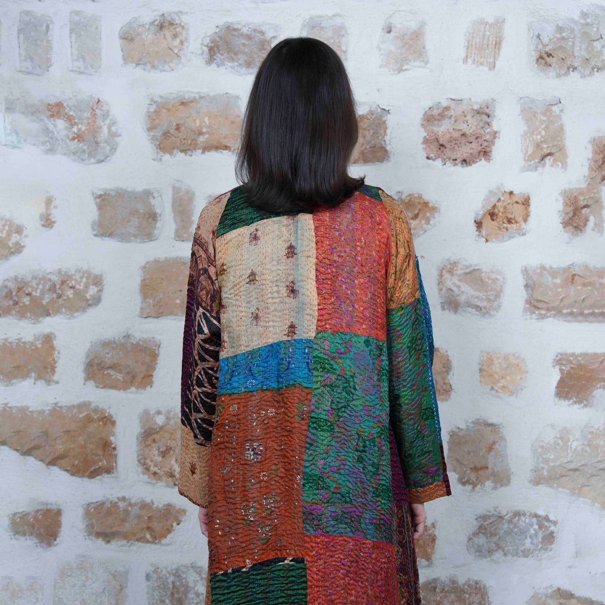 Jaipur Long - Multicolor with Green Accents