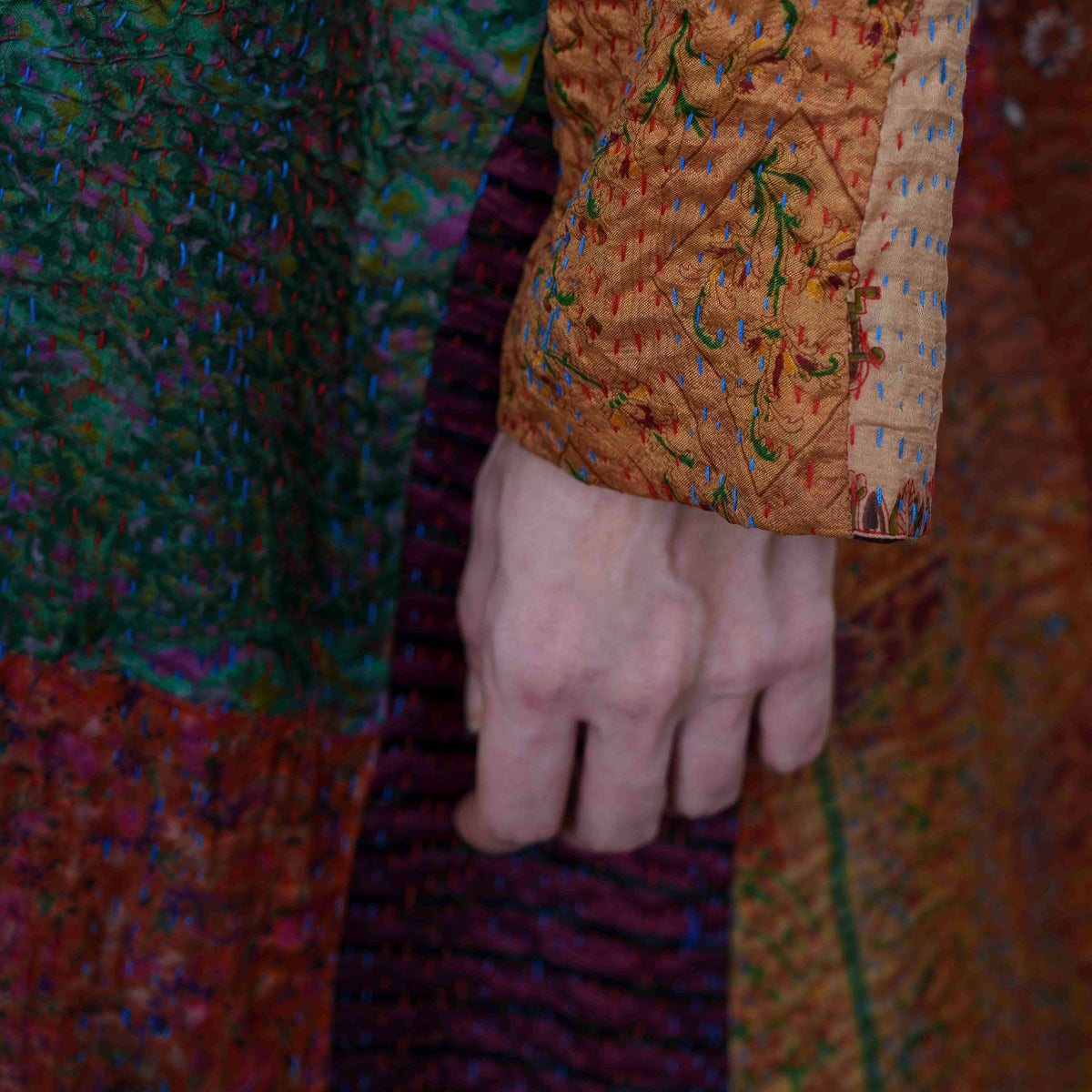 Jaipur Long - Multicolor with Green Accents