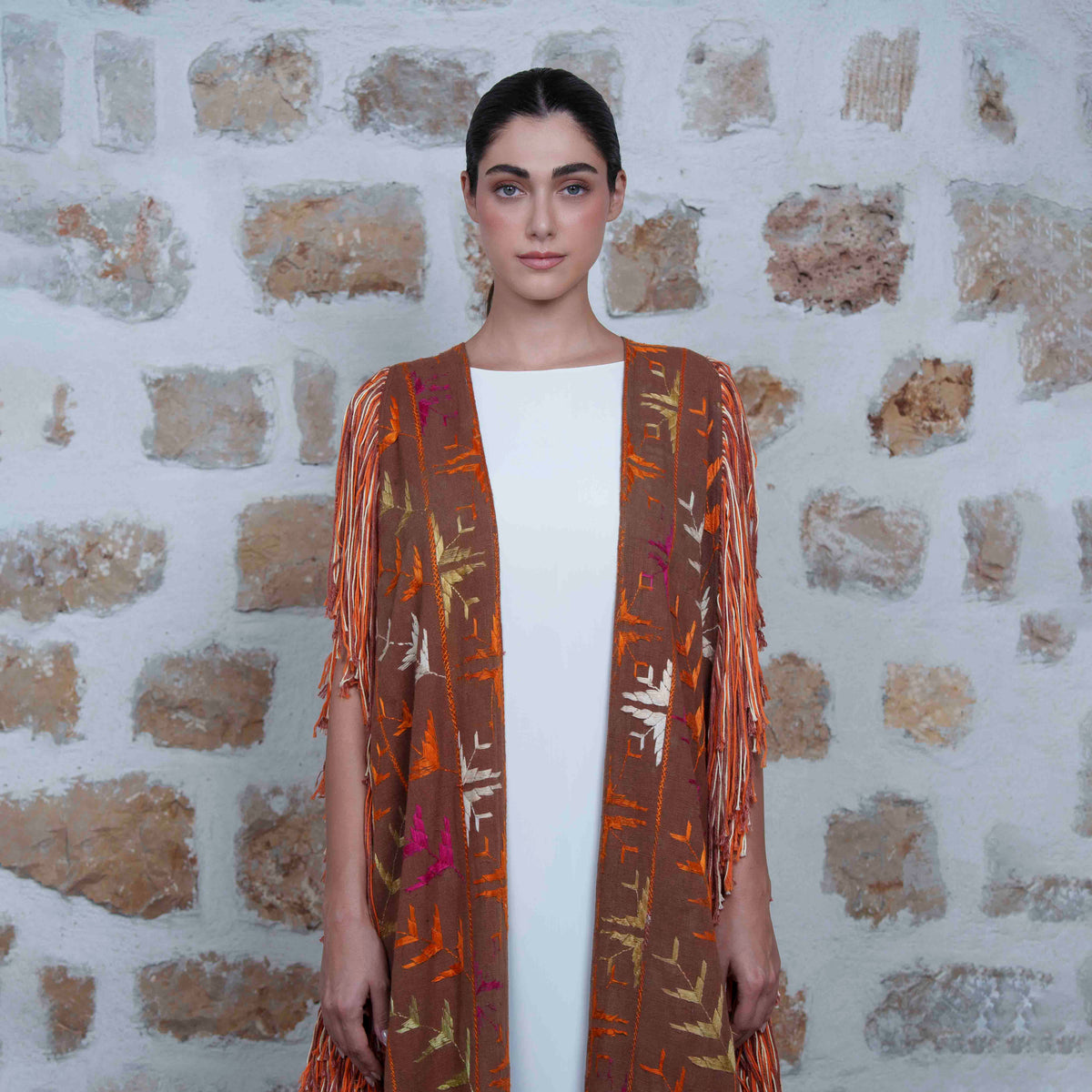 Mleiha - Light Brown/Creme