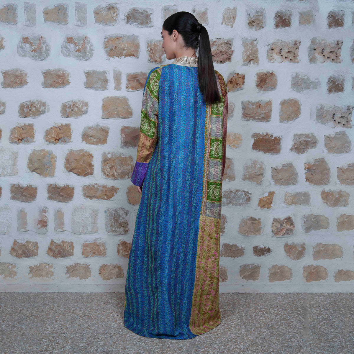 Jaipur Long - Multicolor with Mustard Accents