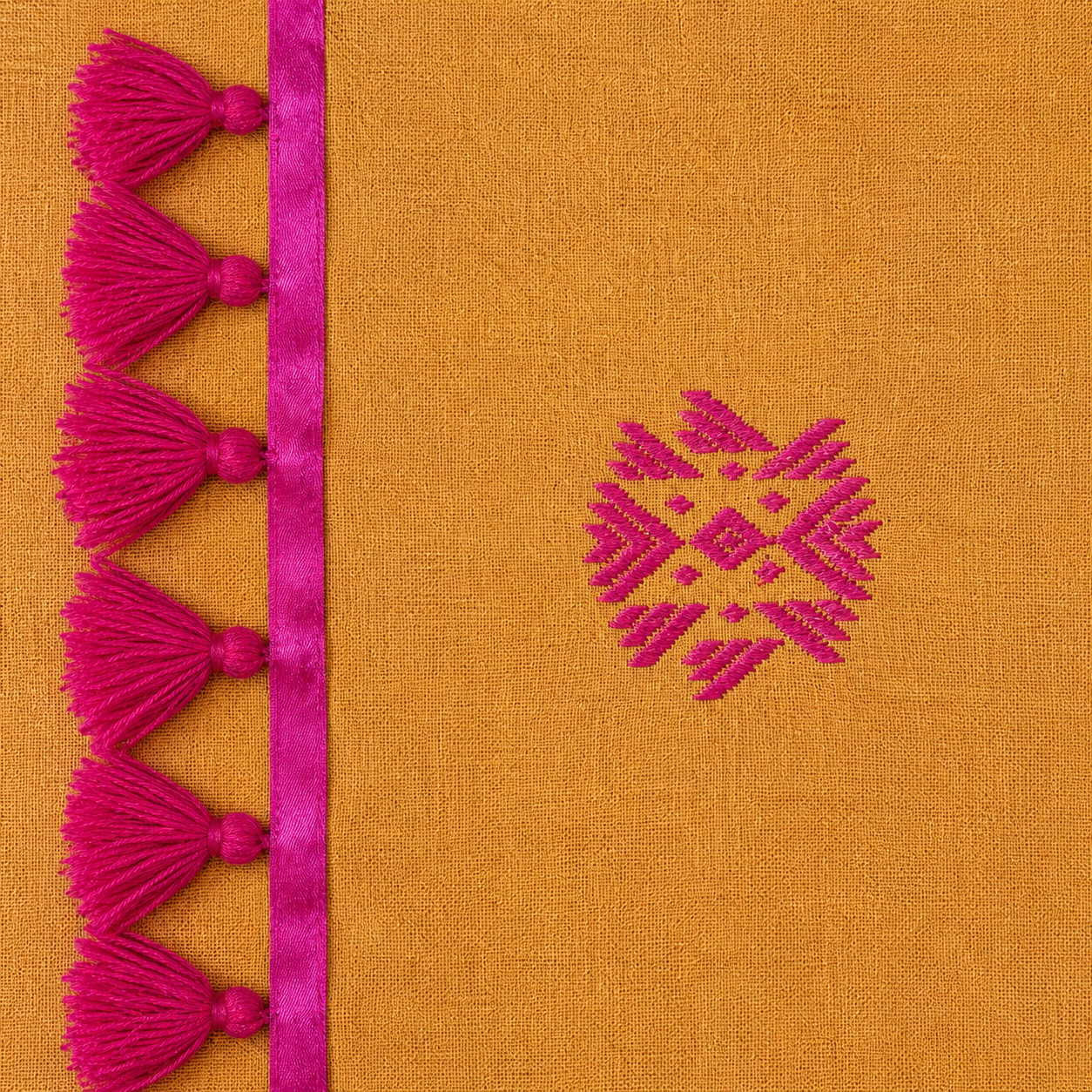 Rajasthan - Yellow Pink Phulkari