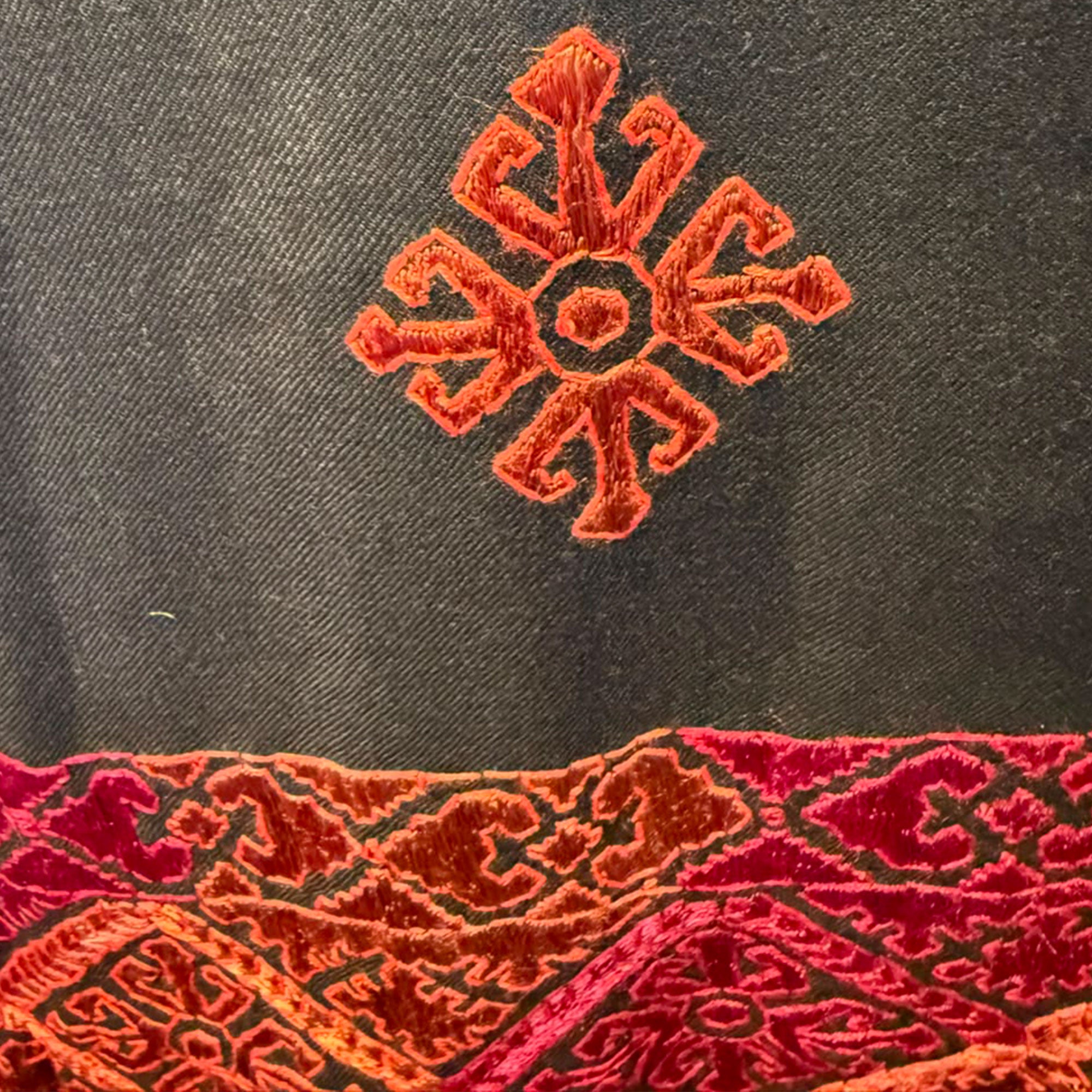 Rajasthan - Black/Pink & Orange