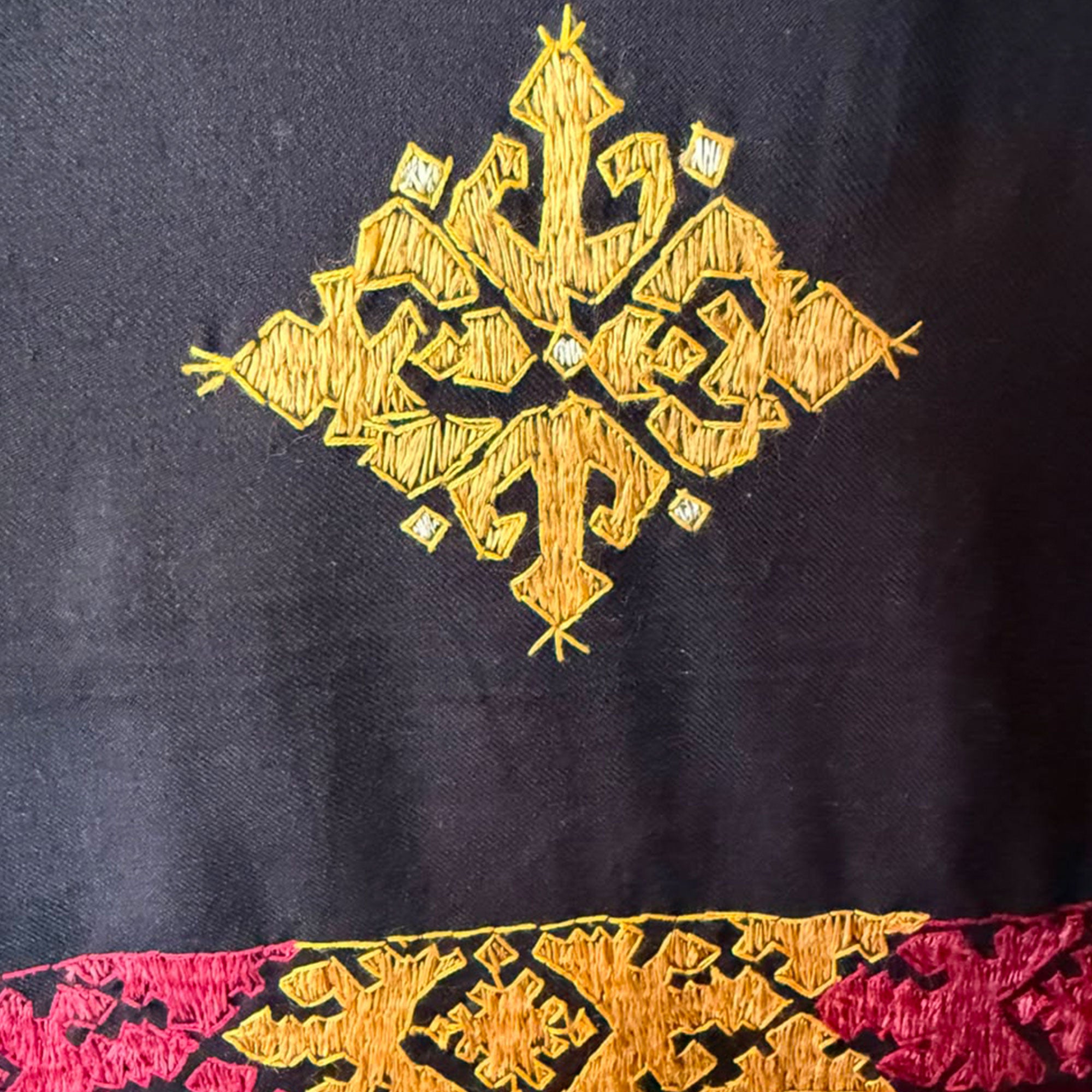 Rajasthan - Black/Pink & Yellow