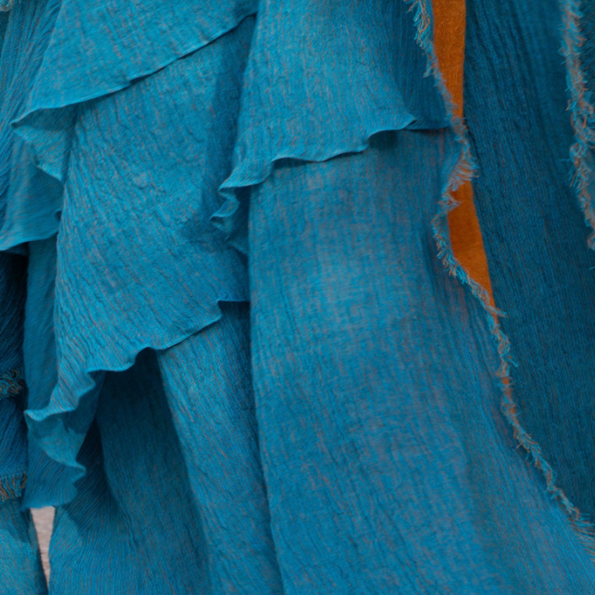 Sheba - Vibrant Orange/Turquoise